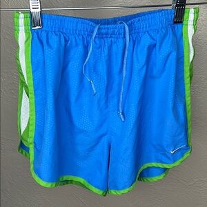 Nike XS Women’s Dri-fit Blue and Green Athletic Shorts